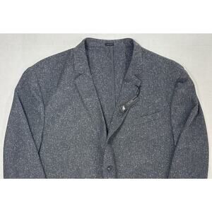 J. Ferrar Men's Big & Tall Blazer Sport Coat Black Size 2XL Short (52-52) New